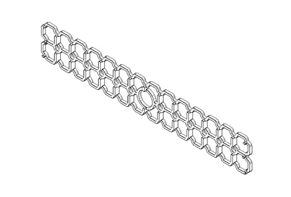 DORNBRACHT WaterBar Halter ERSATZTEILE 091797058 213 x 33 x 4,5 mm, 09179705890 Galeriebild 1
